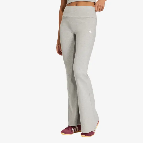 adidas Originals Tajic adidas Essentials Rib Flared Leggings Tights Medium Grey Heather L