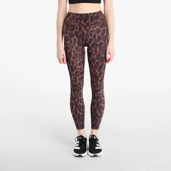 adidas Performance Tajic adidas Optime Power Leopard 7/8 Leggings Black/ Almost Yellow S