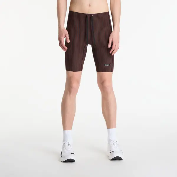 BANDIT Tajic BANDIT Men's Striped Cadence™ 7 Pocket Lined Half Tights Cacao/ Black L