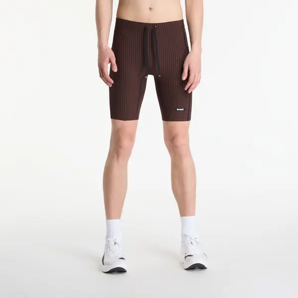 BANDIT Tajic BANDIT Men's Striped Cadence™ 7 Pocket Lined Half Tights Cacao/ Black L