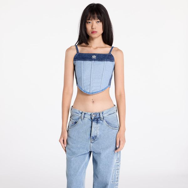 adidas Originals Top adidas x KSENIASCHNAIDER Corset Medium Blue Denim/ Light Denim 40