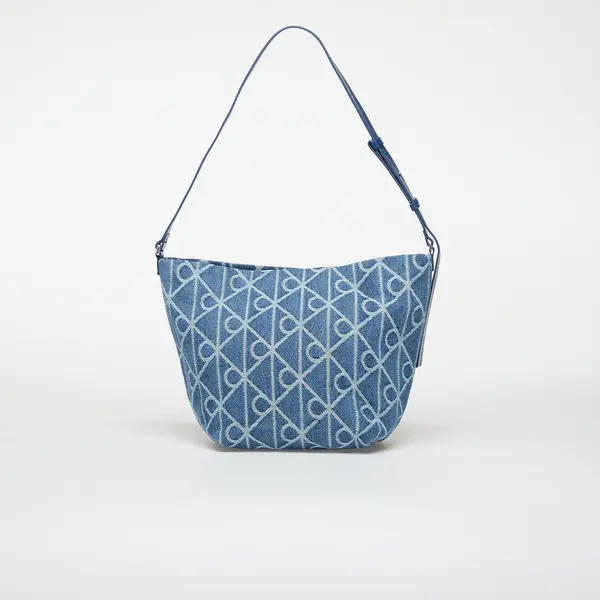 Calvin Klein Torba Calvin Klein Emblem Aop Denim Bucket Blue Universal