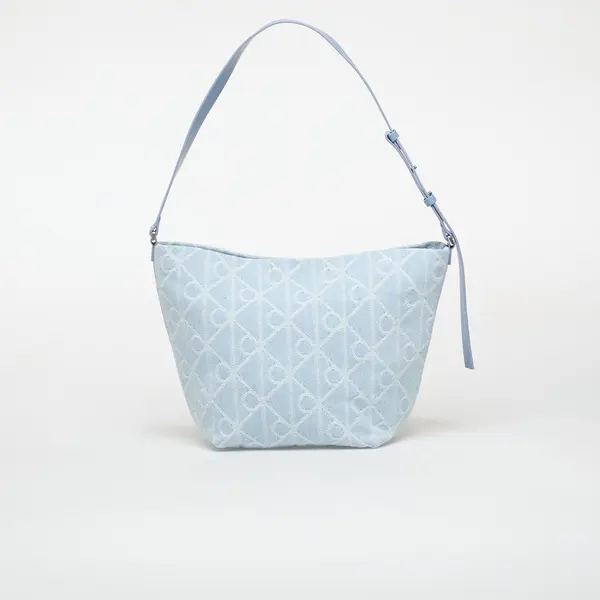 Calvin Klein Torba Calvin Klein Emblem Aop Denim Bucket Blue Universal