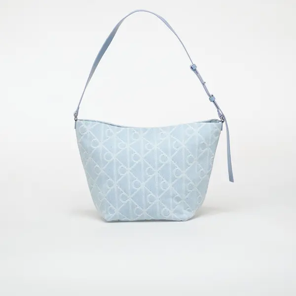 Calvin Klein Torba Calvin Klein Emblem Aop Denim Bucket Blue Universal