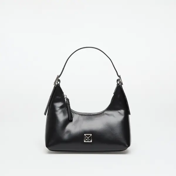 Calvin Klein Torba Calvin Klein Emblem Hw Leather Mini Shoulder Bag Black Universal