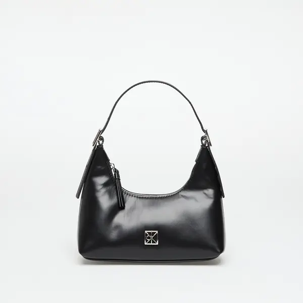 Calvin Klein Torba Calvin Klein Emblem Hw Leather Mini Shoulder Bag Black Universal