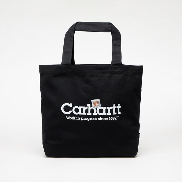 Carhartt WIP Torba Carhartt WIP Canvas Graphic Tote Large Label Script Print/ Black 32 l