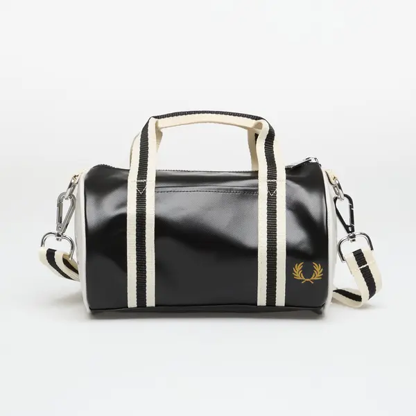 FRED PERRY Torba Fred Perry Classic Mini Barrel Bag Black/ Ecru Universal