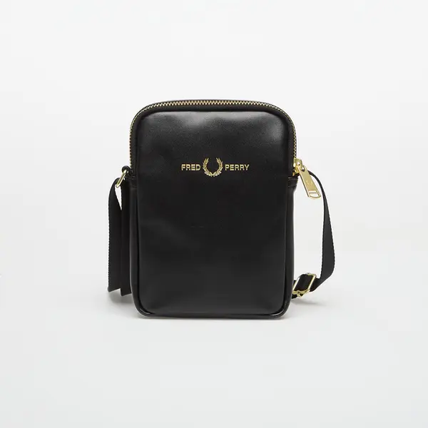 FRED PERRY Torba FRED PERRY Smooth Leather Small Side Bag Black Universal