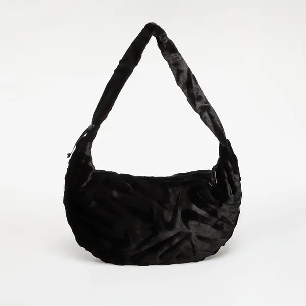 Nike Torba Nike Sportswear Faux Fur Slouchy Bag 19L Black/ Black Universal