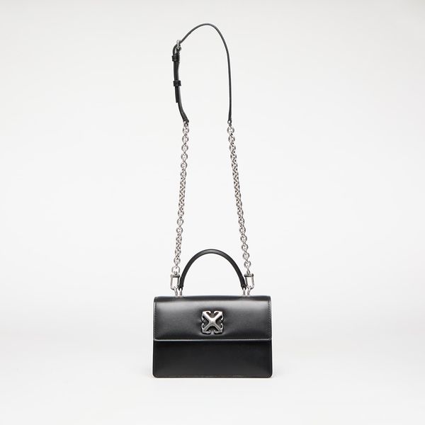 Off-White Torba Off-White Jitney 1.4 Top Handle Chain Black/ Silver Universal
