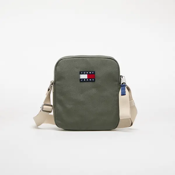 Tommy Hilfiger Torba Tommy Jeans Retro Cool Reporter Bag Green 2 l