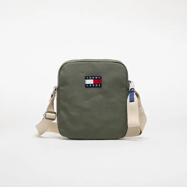 Tommy Hilfiger Torba Tommy Jeans Retro Cool Reporter Bag Green 2 l