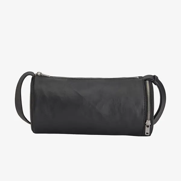 Y-3 Torba Y-3 Leather Barrel Bag Black Universal