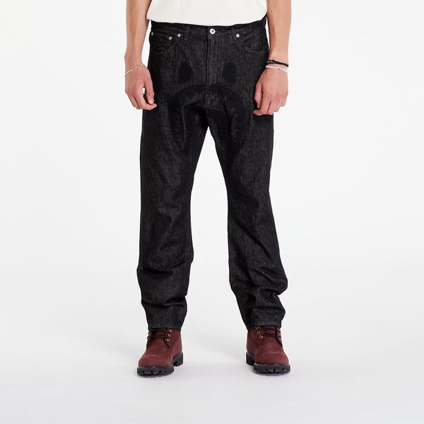 A BATHING APE Traperice A BATHING APE Shark 13 Oz Denim Pants Black L