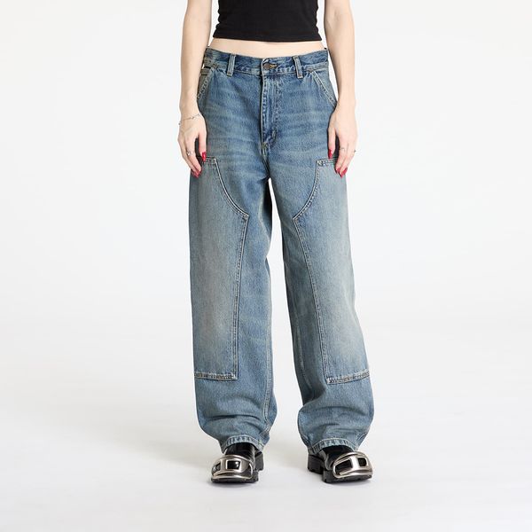 Carhartt WIP Traperice Carhartt WIP W' Brandon Double Knee Pant Blue Worn Used Wash XS