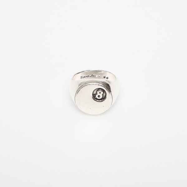 TwoJeys Twojeys 8 Ball Ring Silver 56 mm