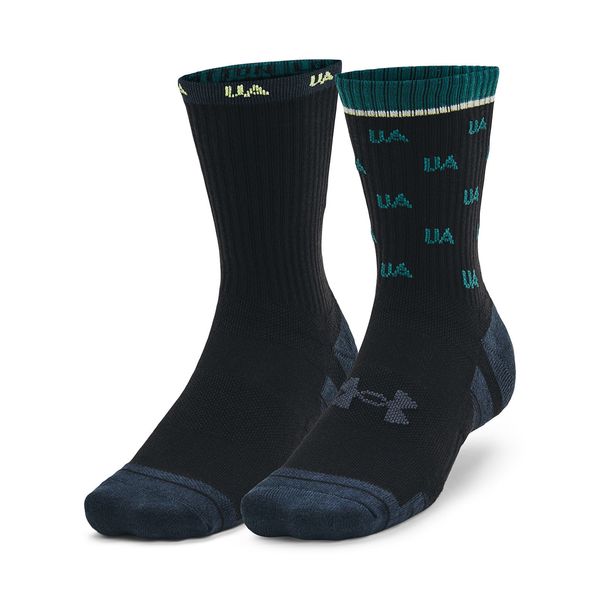 Under Armour Under Armour Perf Cotton Nov 2-Pack Mid Black XL