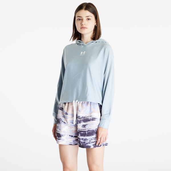 Under Armour Under Armour Rival Terry Oversized Hoodie Harbor Blue/ White