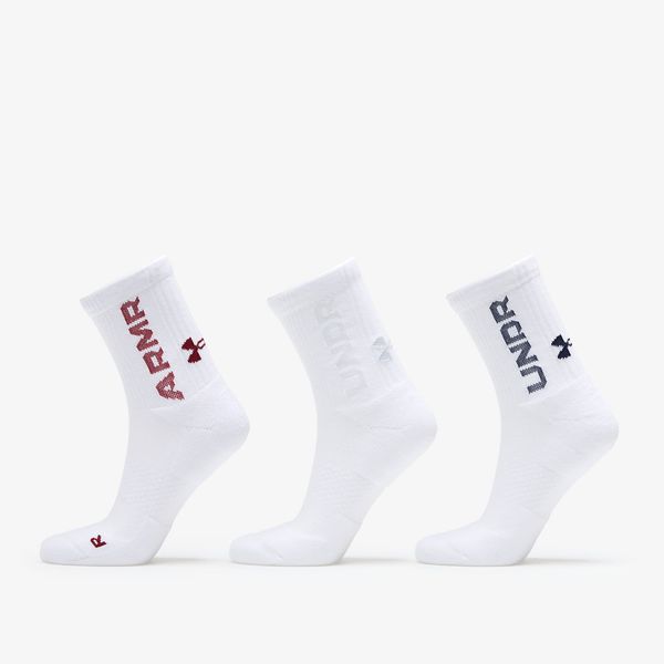 Under Armour Under Armour Socks 3-Pack White/ White/ Midnight Navy M