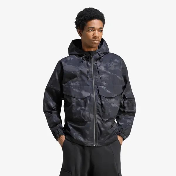 adidas Originals Vjetrovka adidas Camo Jacket Black S