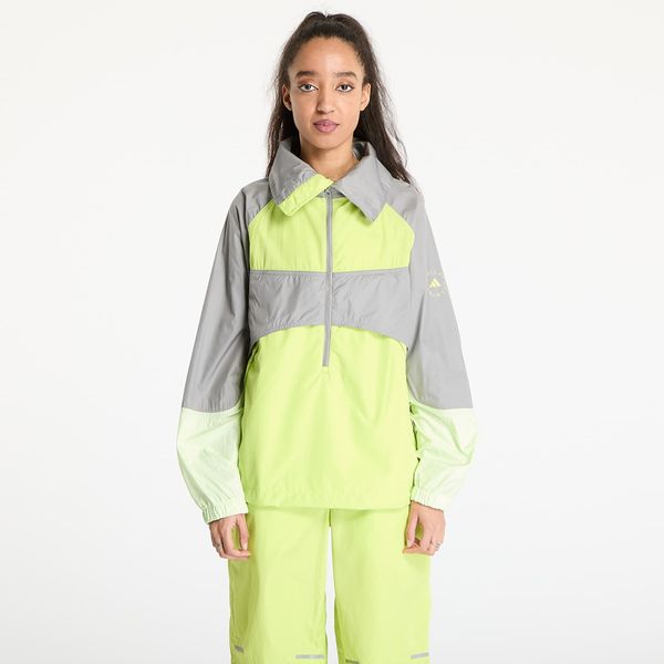 adidas Performance Vjetrovka adidas x Stella McCartney Pull-On Jacket Green/ Bahia Glow/ Dove Grey L