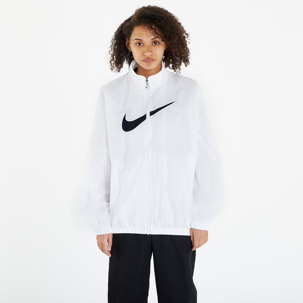 Nike Vjetrovka Nike NSW Essential Woven Jacket Hbr White/ Black XL