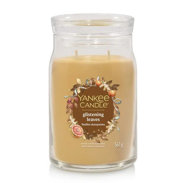 Yankee Candle Yankee Candle Signature Large Jar 2 Wicks Glistening Leaves Universal