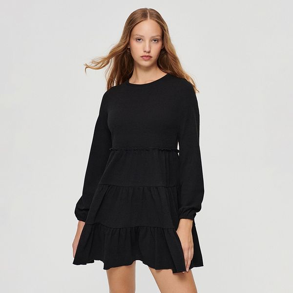 House House - Babydoll haljina - Crna