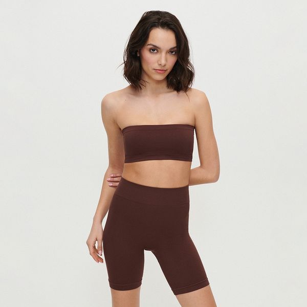 House House - Bandeau top - Smeđa