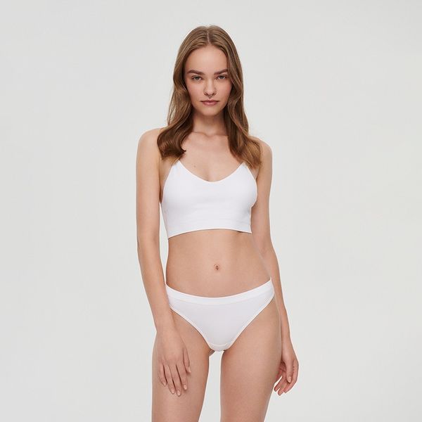 House House - Bešavni sportski grudnjak - Bijela