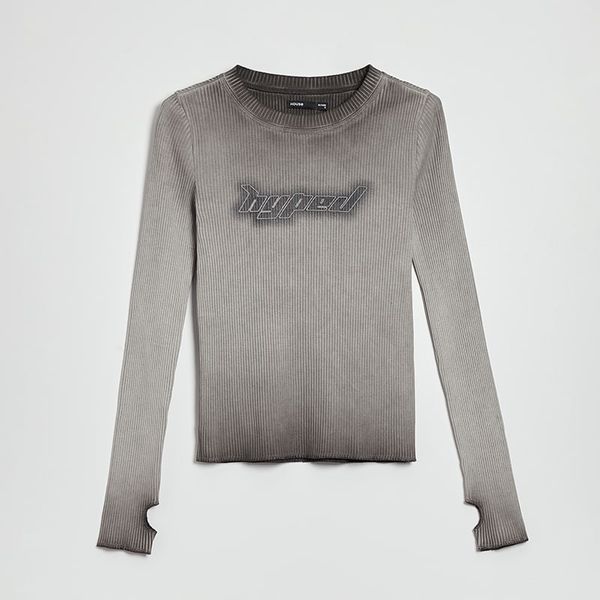 House House - Bluza dugih rukava - Siva