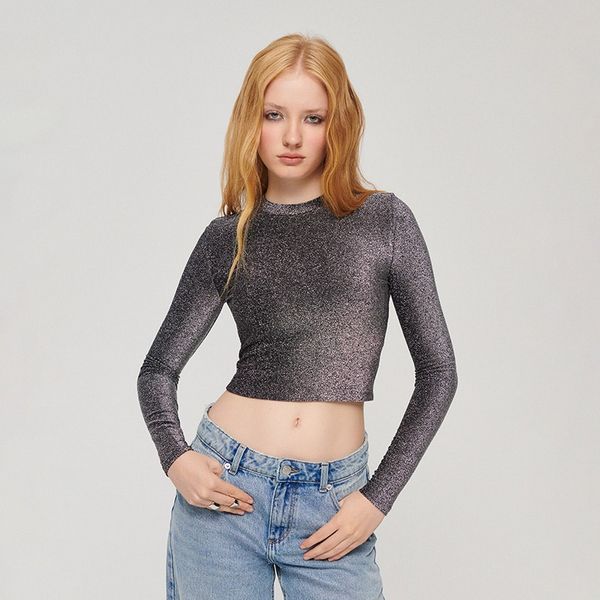 House House - Bluza dugih rukava - Srebrna