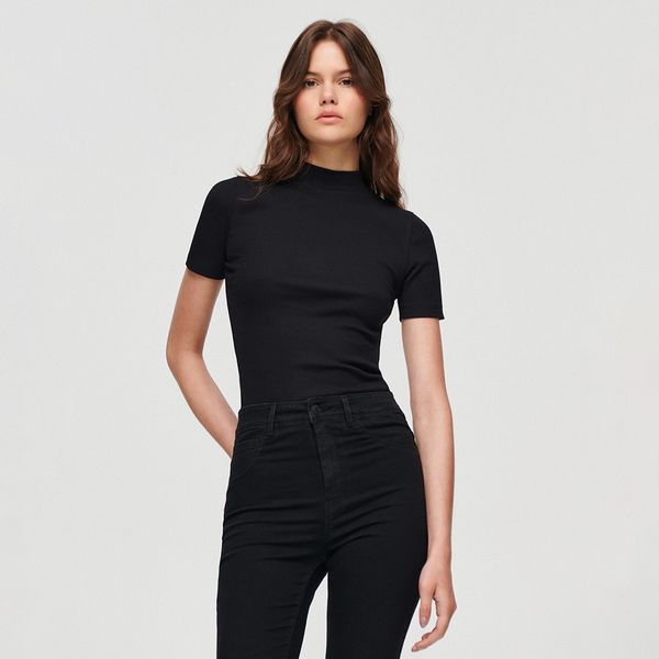 House House - Bluza uspravna ovratnika - Crna