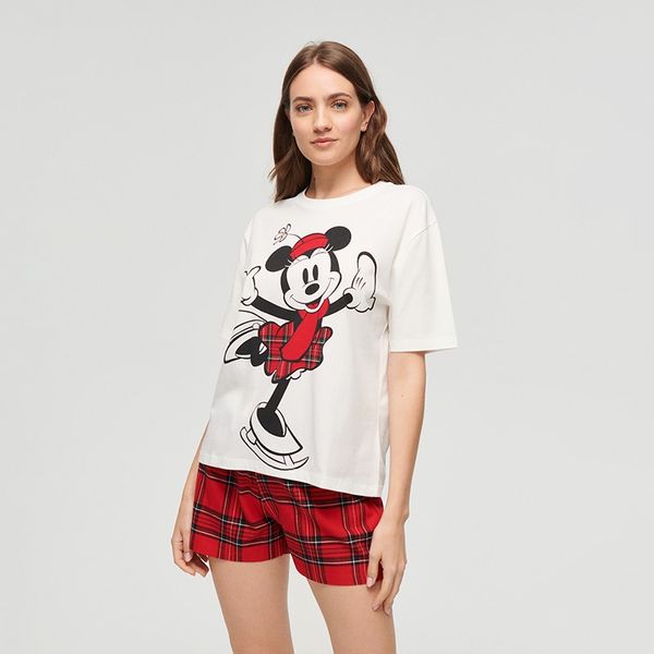 House House - Božićna pidžama Minnie Mouse - Šarena