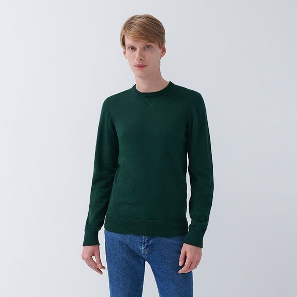 House House - Džemper od melanža - Zelena