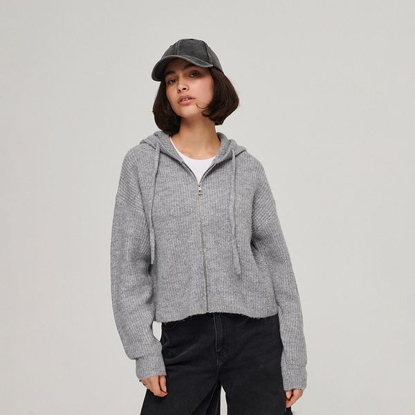 House House - Džemper s kapuljačom - Svijetlo siva