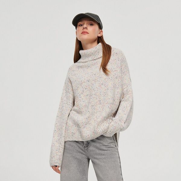 House House - Džemper s visokim ovratnikom - Šarena