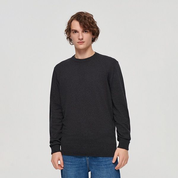 House House - Džemper s visokim udjelom pamuka - Crna