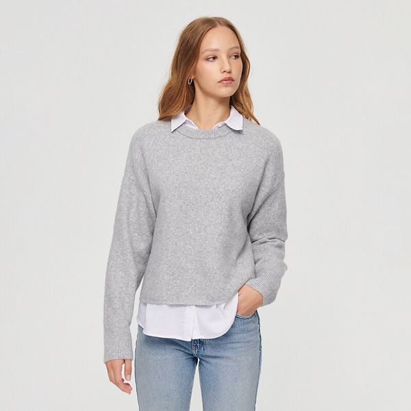 House House - Džemper široka kroja - Svijetlo siva