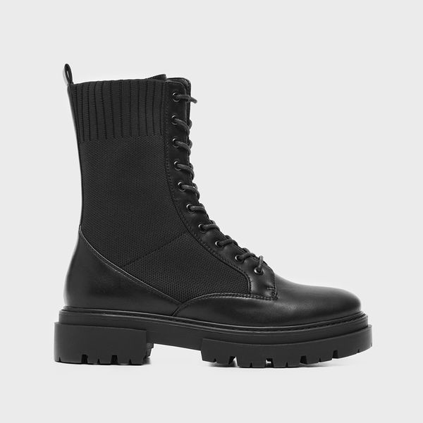 House House - Gležnjače na vezanje - Crna