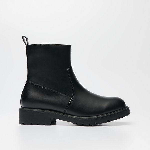 House House - Gležnjače od umjetne kože - Crna