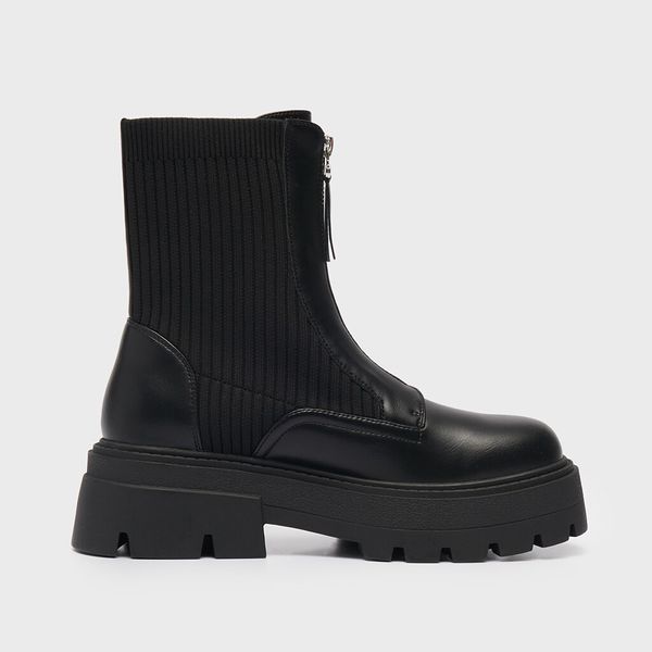 House House - Gležnjače s platformom - Crna