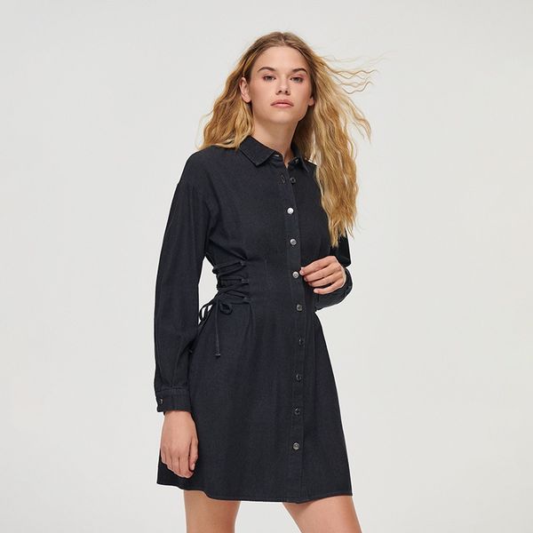 House House - Haljina od trapera - Siva