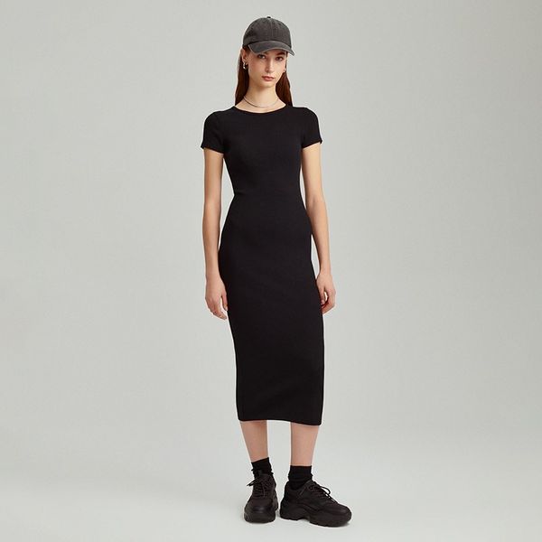 House House - Haljina od žerseja - Crna