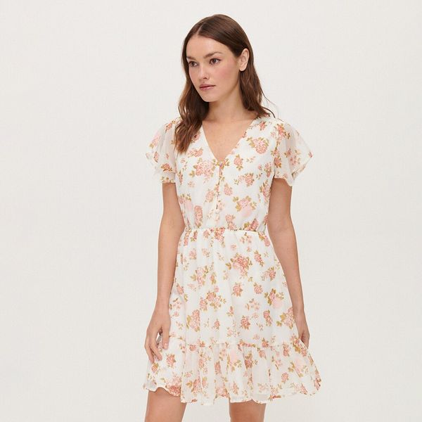 House House - Haljina s V-izrezom - Šarena