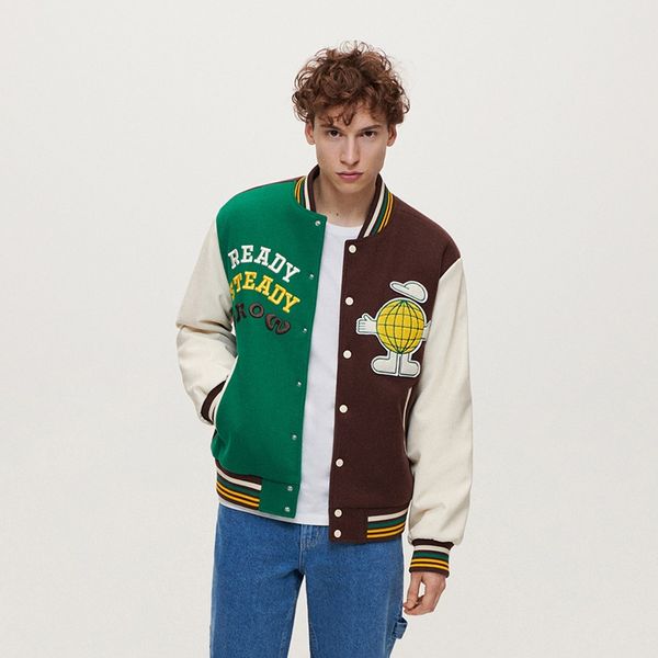 House House - Jakna baseball stila - Šarena