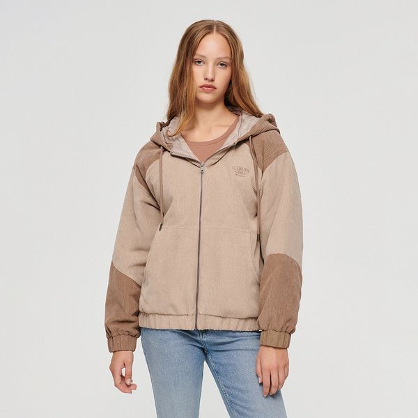 House House - Jakna od rebrastog baršuna - Šarena