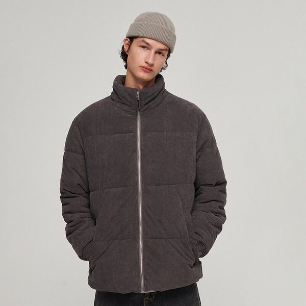 House House - Jakna od rebrastog baršuna - Siva