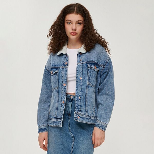 House House - Jakna s ovratnikom - Plava